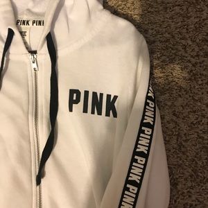 Pink by Victoria secret zip up hoodie!